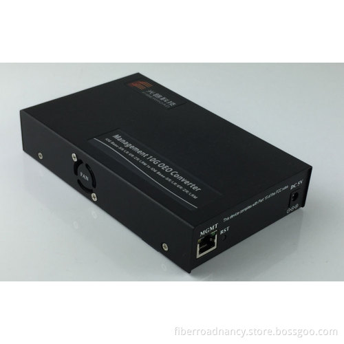 10G Ethernet Fiber-To-Copper Media Converter Standalone